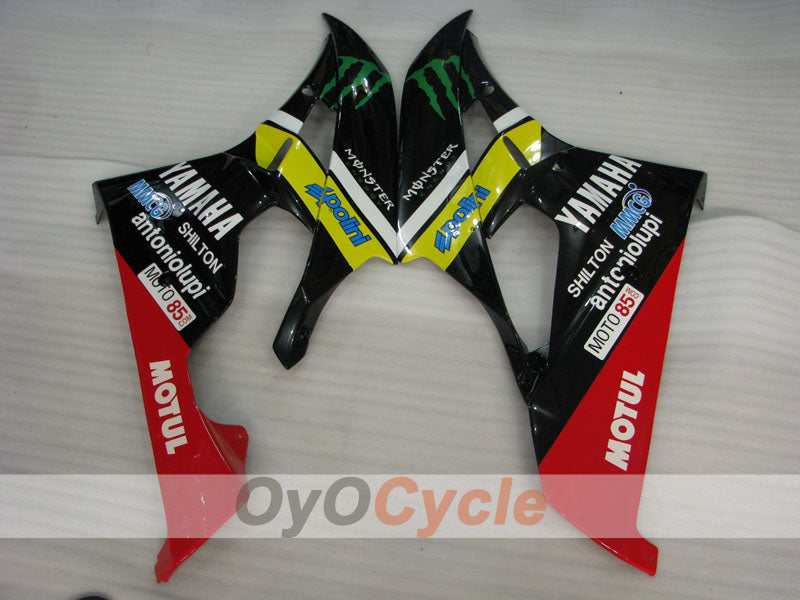 Injection Fairing kit for 06-07 YZF-R6 - Red, Yellow, Black - Monster #OYO87905879