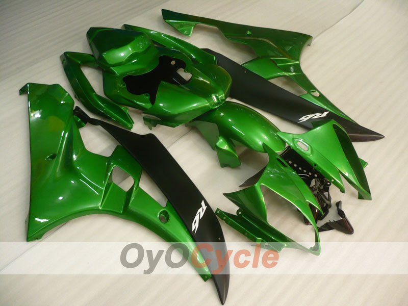 Injection Fairing kit for 06-07 YZF-R6 - Green, Black - Factory Style #OYO87905887