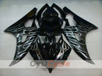 Injection Fairing kit for 06-07 YZF-R6 - Black - Flame #OYO87905888