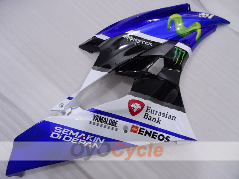 Injection Fairing kit for 06-07 YZF-R6 - Blue, White, Black - Monster #OYO87905894
