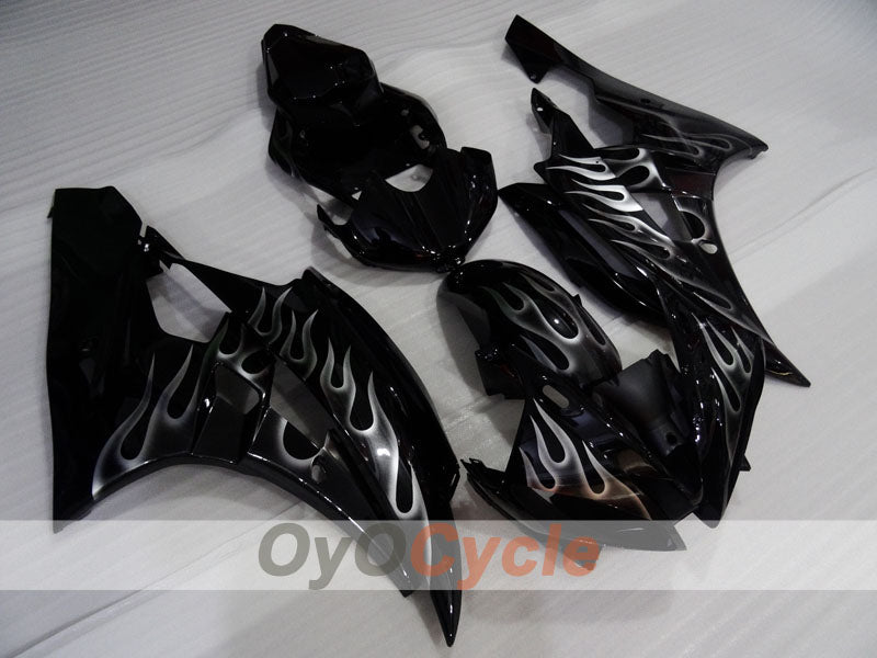 Injection Fairing kit for 06-07 YZF-R6 - Black - Flame #OYO87905907