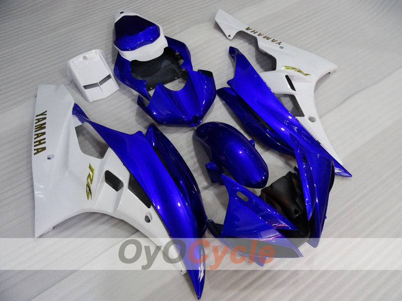 Injection Fairing kit for 06-07 YZF-R6 - Blue, White - Factory Style #OYO87905909