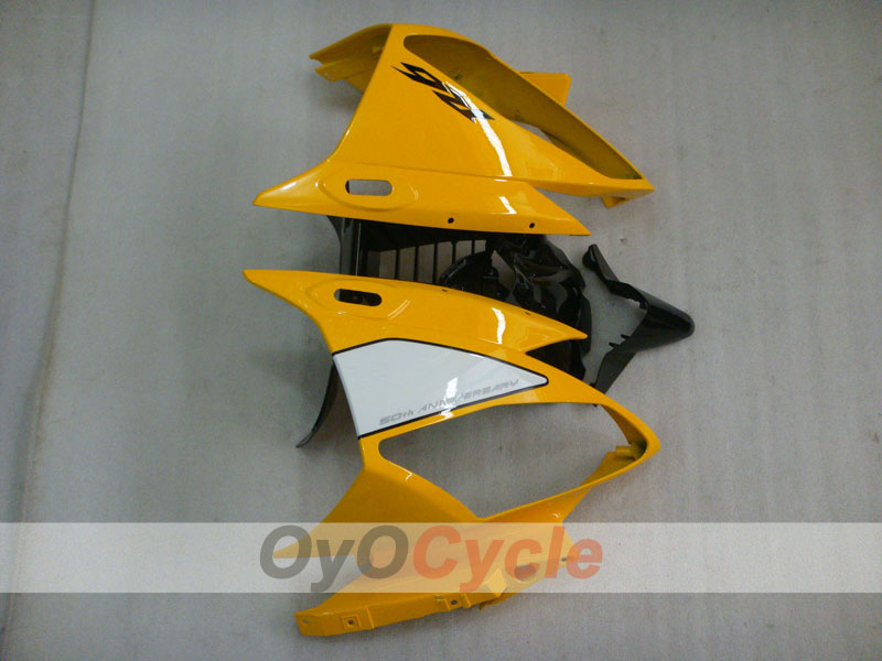 Injection Fairing kit for 06-07 YZF-R6 - Yellow, Black - MOTUL #OYO87905921
