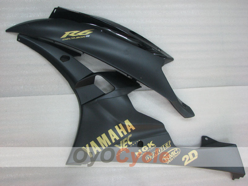 Injection Fairing kit for 06-07 YZF-R6 - Black, Matte - Factory Style #OYO87905922