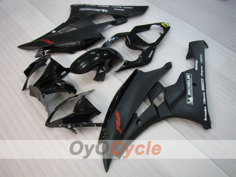 Injection Fairing kit for 06-07 YZF-R6 - Black, Matte - Factory Style #OYO87905924 Secondary image