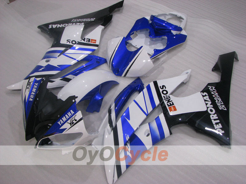Injection Fairing kit for 08-16 YZF-R6 - Blue, White, Black - ENEOS #OYO87905931