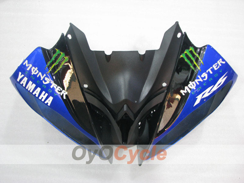Injection Fairing kit for 08-16 YZF-R6 - Blue, Black - Monster #OYO87905932