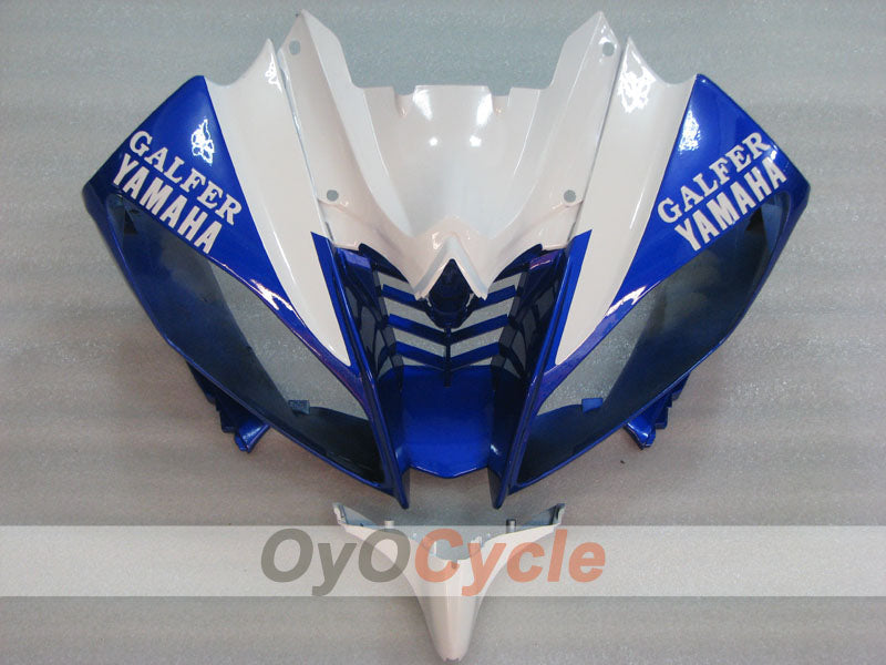 Injection Fairing kit for 08-16 YZF-R6 - Blue, White, Black - DUNLOP #OYO87905936