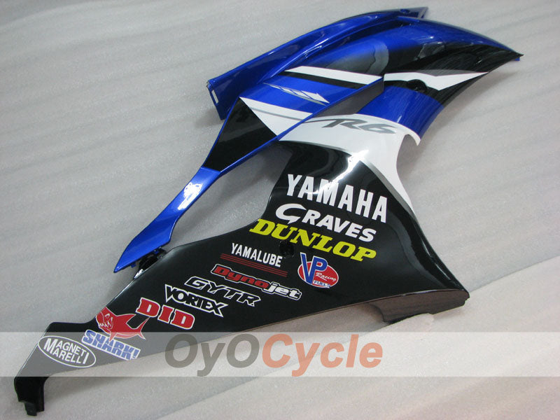 Left & Right Side Fairing For Yamaha 08-16 YZF-R6 #OYO87912774