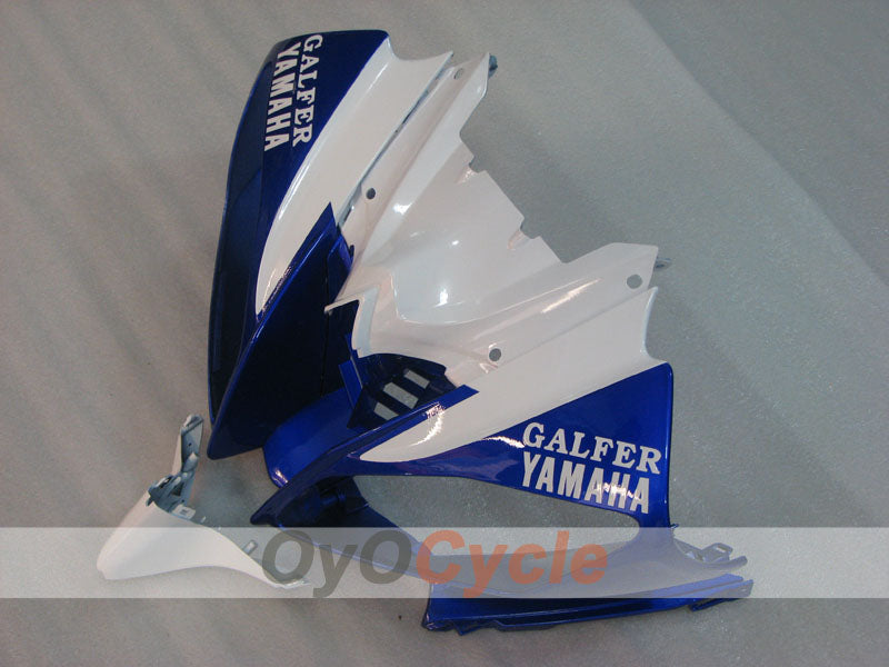 Injection Fairing kit for 08-16 YZF-R6 - Blue, White, Black - DUNLOP #OYO87905936