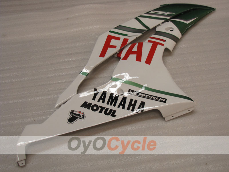 Injection Fairing kit for 08-16 YZF-R6 - ArmyGreen, White - FIAT #OYO87905943