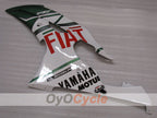 Injection Fairing kit for 08-16 YZF-R6 - ArmyGreen, White - FIAT #OYO87905943