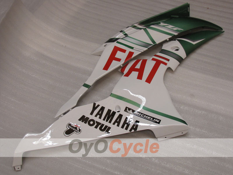 Injection Fairing kit for 08-16 YZF-R6 - ArmyGreen, White - FIAT #OYO87905943