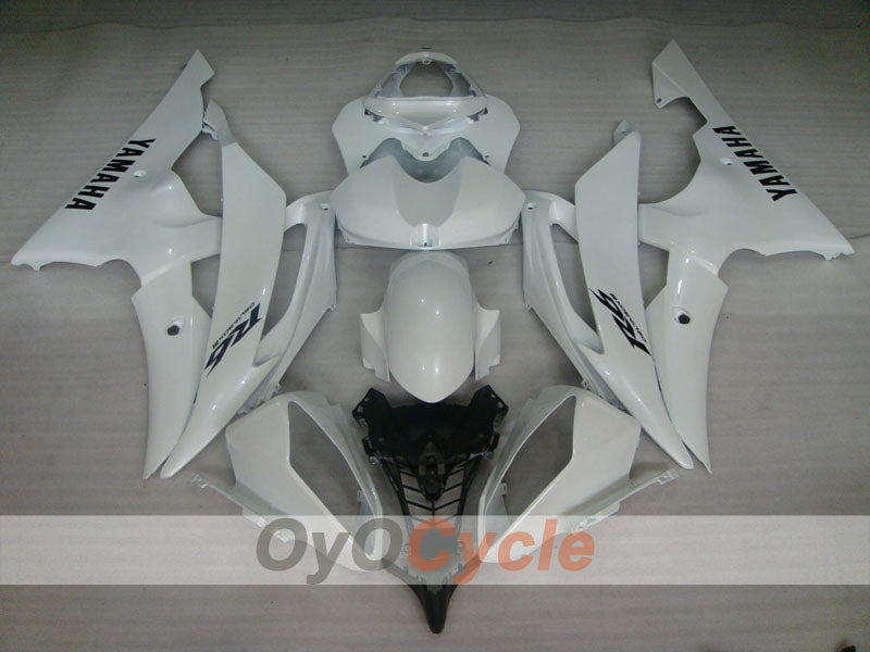 Injection Fairing kit for 08-16 YZF-R6 - White - Factory Style #OYO87905944