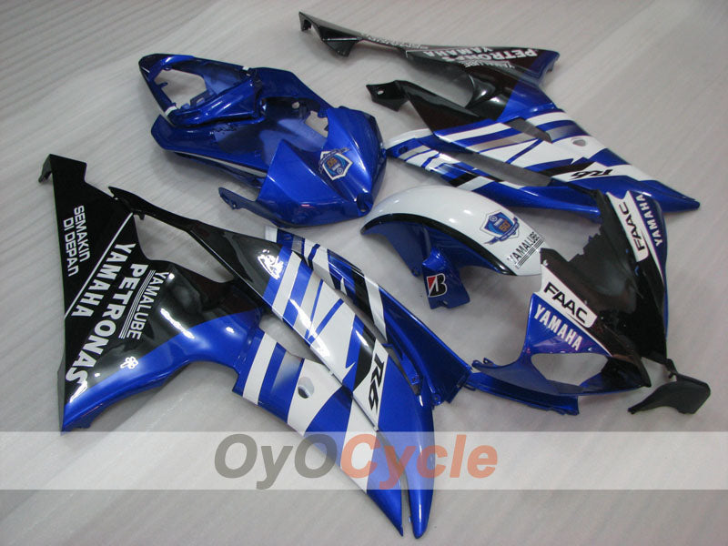 Injection Fairing kit for 08-16 YZF-R6 - Blue, White, Black - PETRONAS #OYO87905953