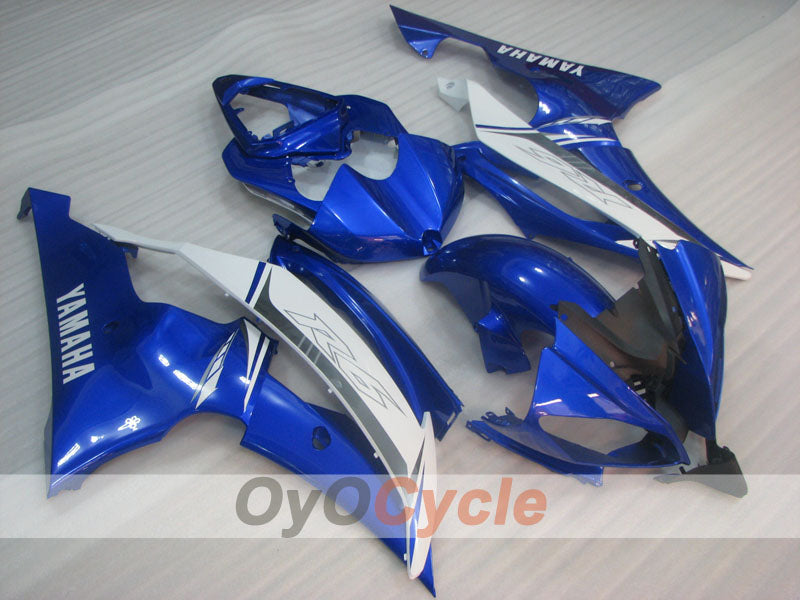 Injection Fairing kit for 08-16 YZF-R6 - Blue, White, Black - Factory Style #OYO87905958 Main image