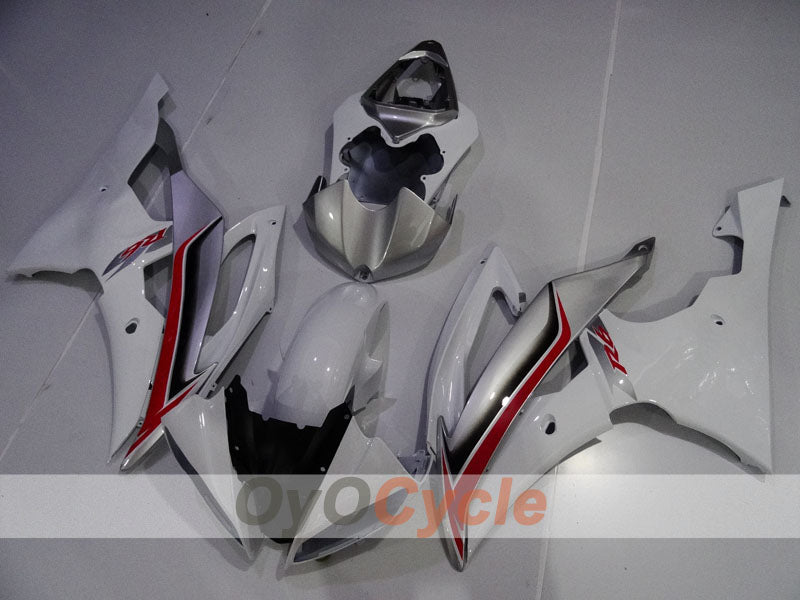 Injection Fairing kit for 08-16 YZF-R6 - White, Silver - Factory Style #OYO87905959 Secondary image