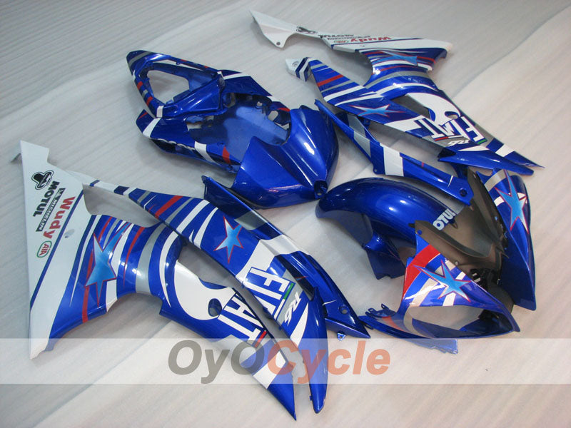 Injection Fairing kit for 08-16 YZF-R6 - Blue, White - FIAT #OYO87905968