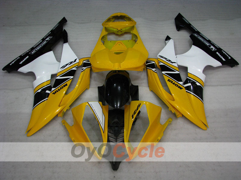 Injection Fairing kit for 08-16 YZF-R6 - Yellow, Black - Factory Style #OYO87905969