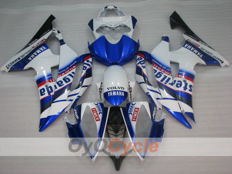 Injection Fairing kit for 08-16 YZF-R6 - Blue, White - Sterilgarda #OYO87905972