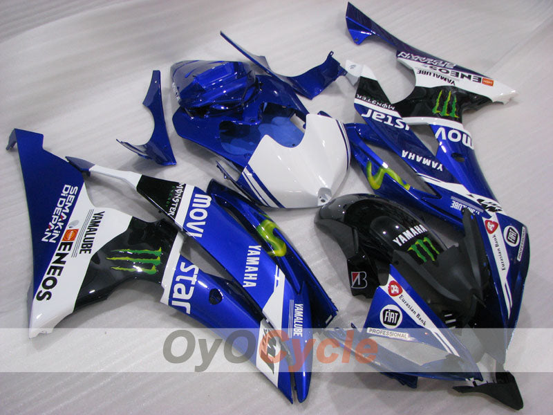Injection Fairing kit for 08-16 YZF-R6 - Blue, White - Movistar #OYO87905973 Main image