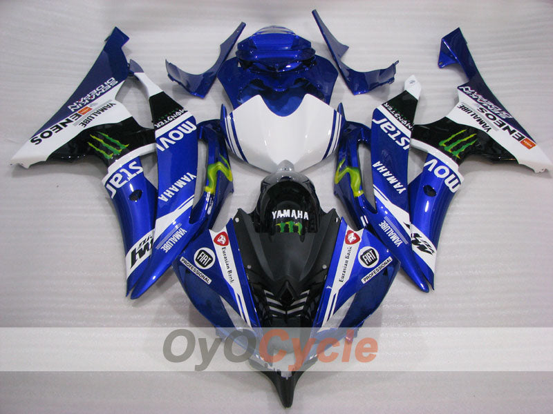 Injection Fairing kit for 08-16 YZF-R6 - Blue, White - Movistar #OYO87905973 Secondary image