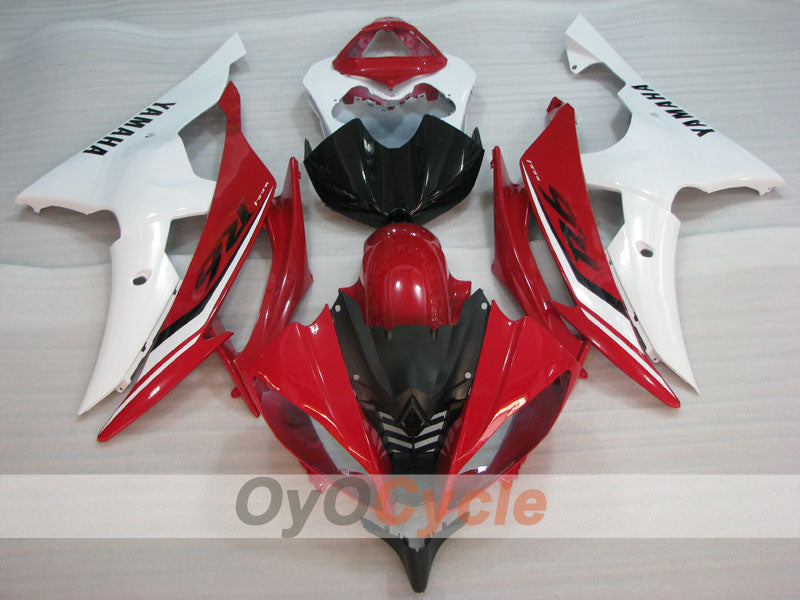 Injection Fairing kit for 08-16 YZF-R6 - Red, White - Factory Style #OYO87905974