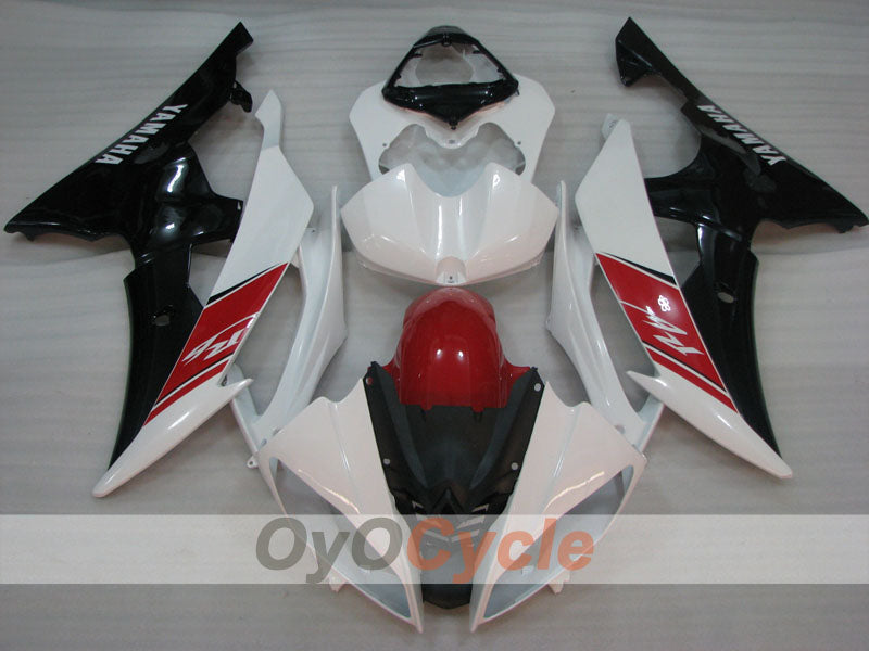 Injection Fairing kit for 08-16 YZF-R6 - Red, White, Black - Factory Style #OYO87905975 Secondary image