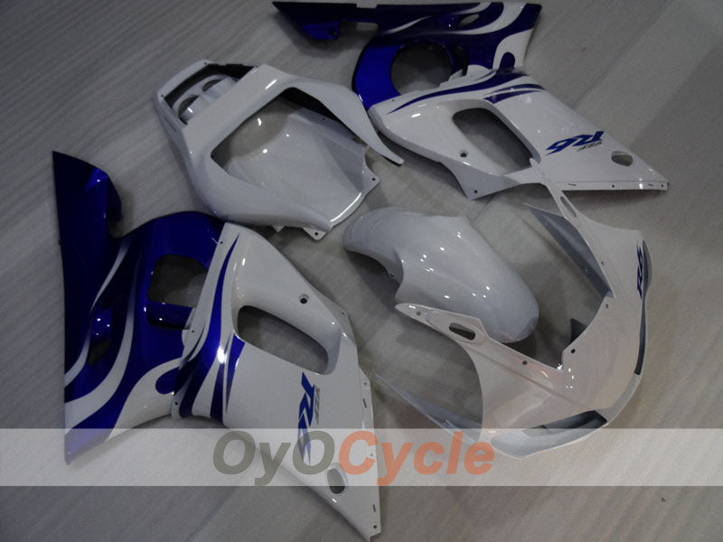 Injection Fairing kit for 98-02 YZF-R6 - Blue, White - Factory Style #OYO87905976 Main image