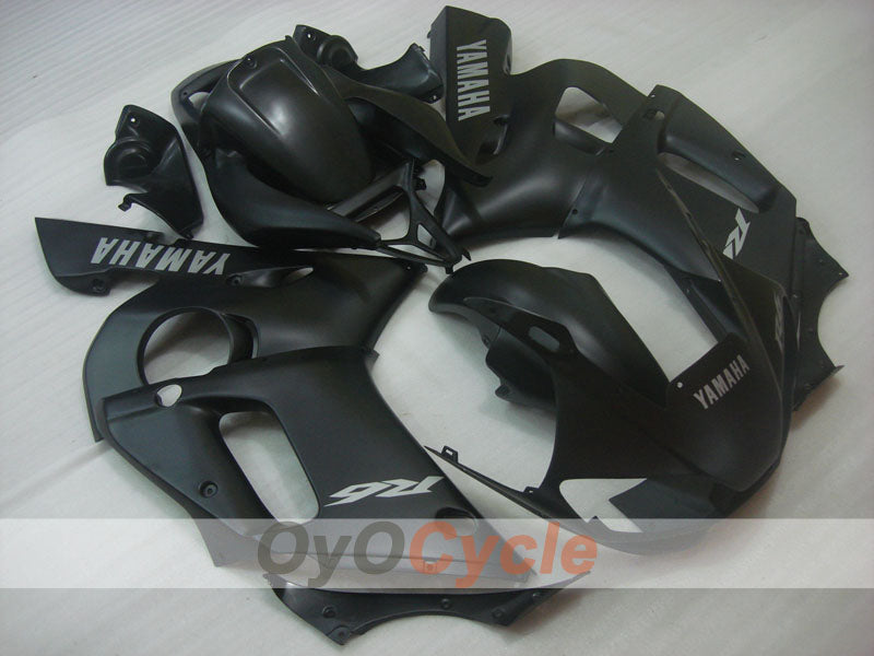Injection Fairing kit for 98-02 YZF-R6 - Black, Matte - Factory Style #OYO87905978 Main image