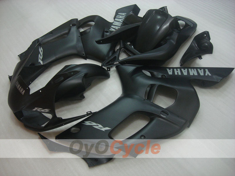 Injection Fairing kit for 98-02 YZF-R6 - Black, Matte - Factory Style #OYO87905978
