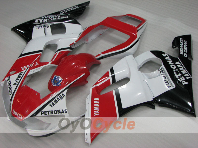 Injection Fairing kit for 98-02 YZF-R6 - Red, White, Black - PETRONAS #OYO87905979 Secondary image