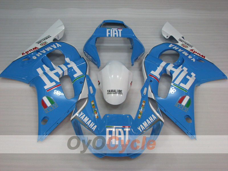 Injection Fairing kit for 98-02 YZF-R6 - Blue, White - FIAT #OYO87905980 Secondary image