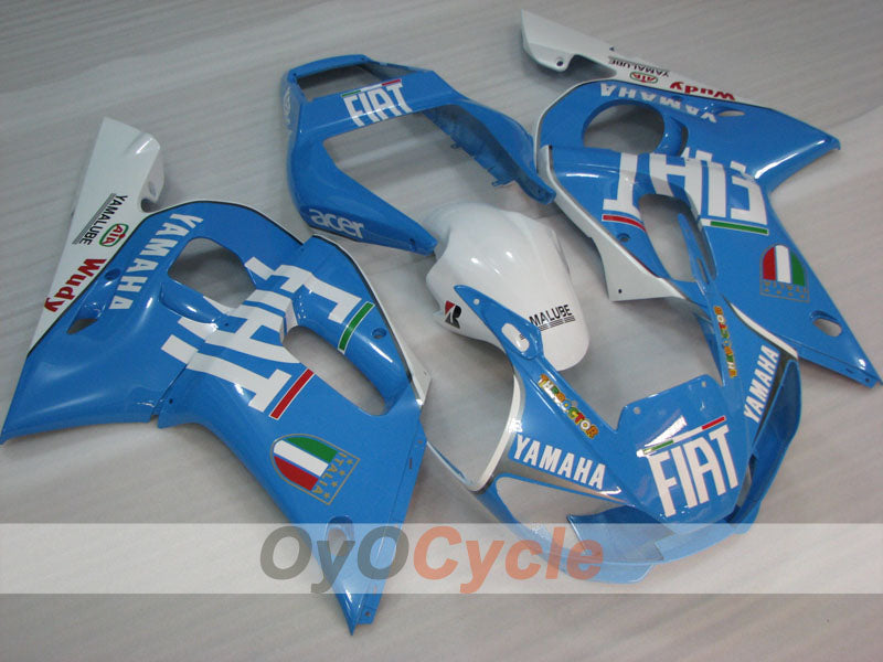 Injection Fairing kit for 98-02 YZF-R6 - Blue, White - FIAT #OYO87905980 Main image