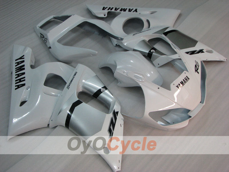 Injection Fairing kit for 98-02 YZF-R6 - White - Factory Style #OYO87905982 Main image