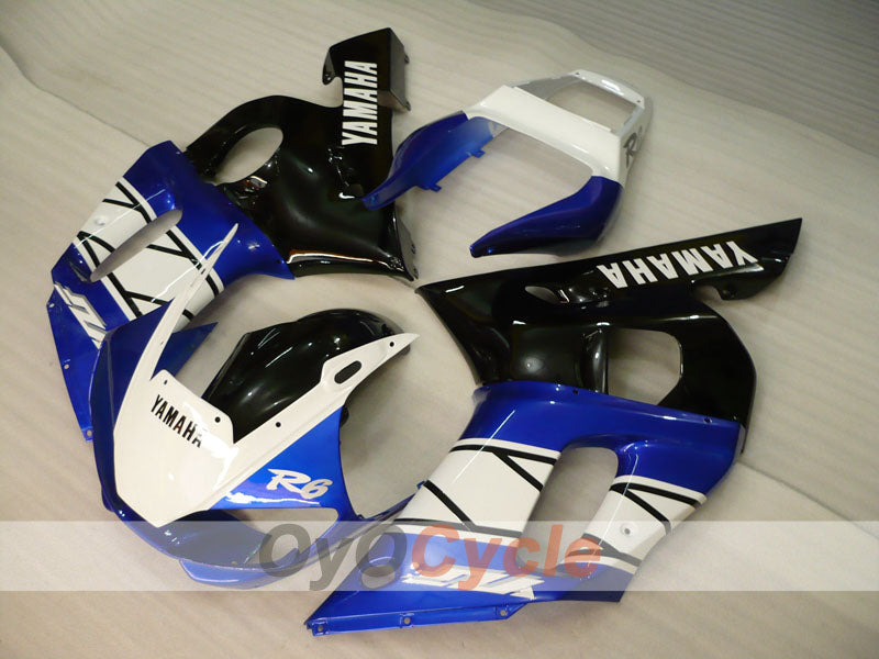 Injection Fairing kit for 98-02 YZF-R6 - Blue, White, Black - Factory Style #OYO87905983 Main image