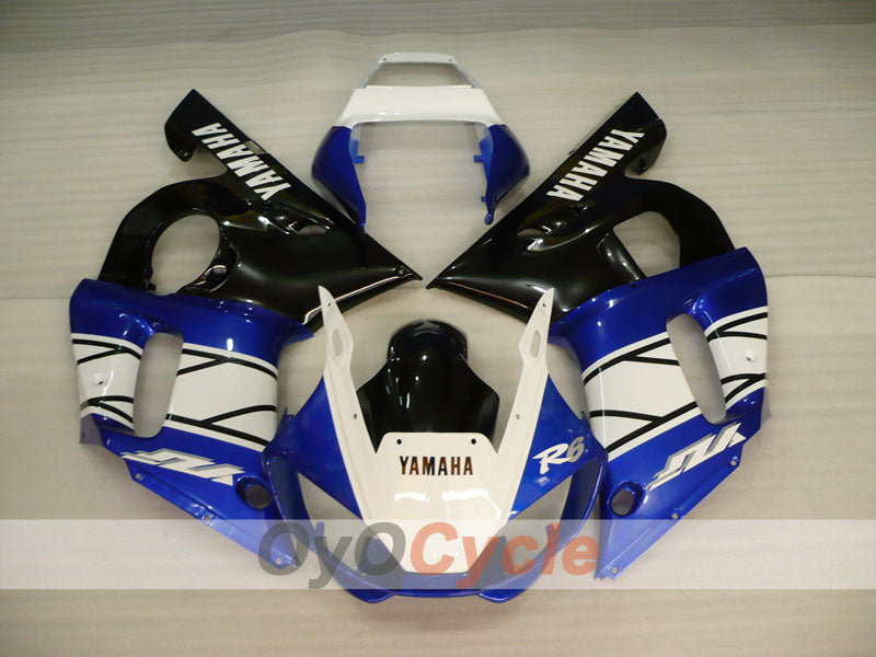 Injection Fairing kit for 98-02 YZF-R6 - Blue, White, Black - Factory Style #OYO87905983 Secondary image