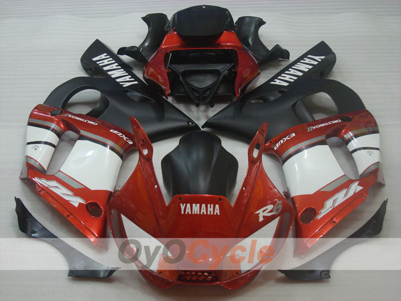 Injection Fairing kit for 98-02 YZF-R6 - Red, White, Black - Factory Style #OYO87905986 Secondary image