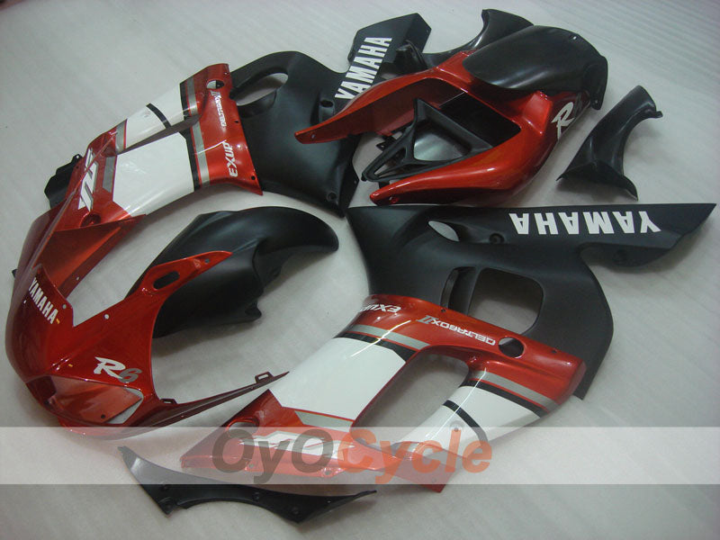 Injection Fairing kit for 98-02 YZF-R6 - Red, White, Black - Factory Style #OYO87905986 Main image