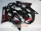Injection Fairing kit for 98-02 YZF-R6 - Red, Black - Flame #OYO87905987