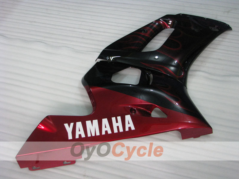 Injection Fairing kit for 98-02 YZF-R6 - Red, Black - Flame #OYO87905987