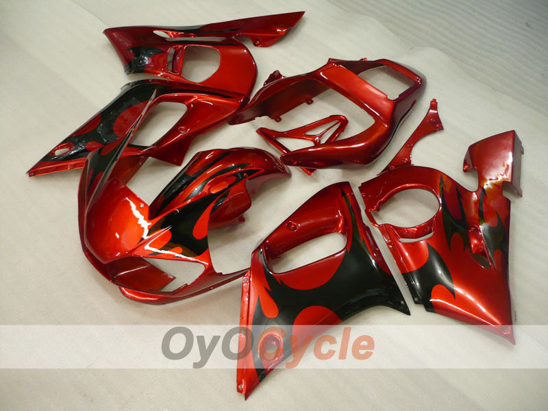 Injection Fairing kit for 98-02 YZF-R6 - Red, Black - Factory Style #OYO87905991