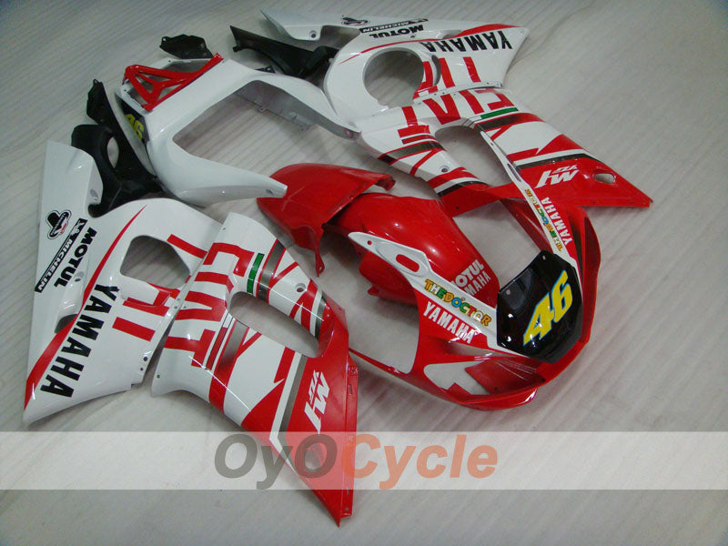Injection Fairing kit for 98-02 YZF-R6 - Red, White - FIAT #OYO87905993 Main image
