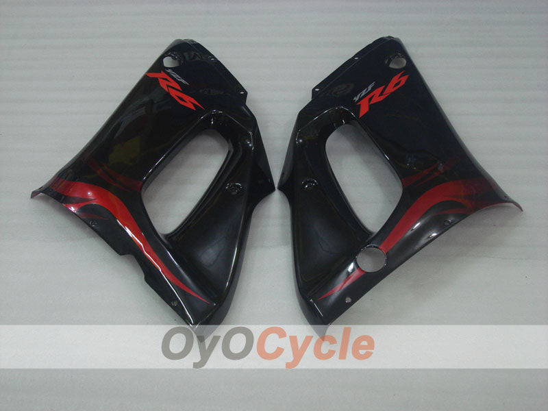 Left & Right Side Fairing For Yamaha 98-02 YZF-R6 #OYO87911951 Secondary image