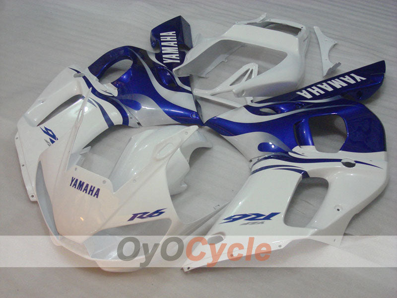 Injection Fairing kit for 98-02 YZF-R6 - Blue, White - Factory Style #OYO87905998 Secondary image