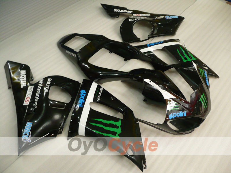 Injection Fairing kit for 98-02 YZF-R6 - Black - Monster #OYO87906000 Main image