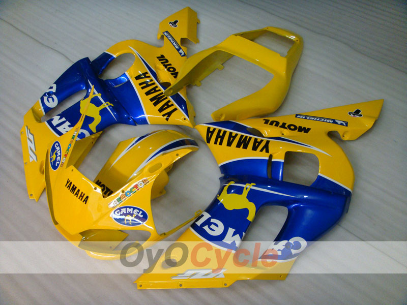 Injection Fairing kit for 98-02 YZF-R6 - Yellow, Blue - Camel, MOTUL #OYO87906007