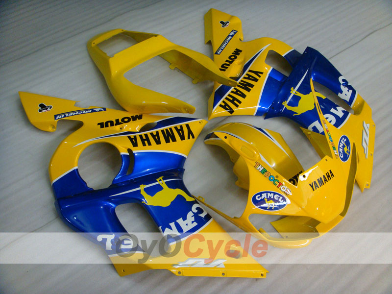 Injection Fairing kit for 98-02 YZF-R6 - Yellow, Blue - Camel, MOTUL #OYO87906007