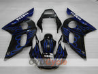 Injection Fairing kit for 98-02 YZF-R6 - Blue, Black - Flame #OYO87906008