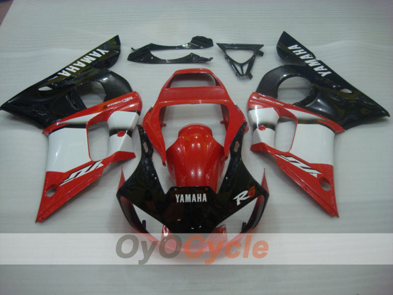 Injection Fairing kit for 98-02 YZF-R6 - Red, Black - Factory Style #OYO87906014 Secondary image